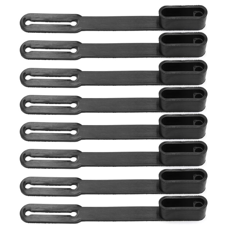 SeSicWe 4 Pin Flat Wiring Harness Connector Dust Cover for Curt Trailer Replace 58345 58200 (Pack of 8) - Image 1